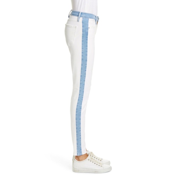 FRAME DENIM WOMEN NWT LE SKINNY DE JEANNE COLORBLOCK ARIZONA JEAN. SIZE 26 - Picture 2 of 11